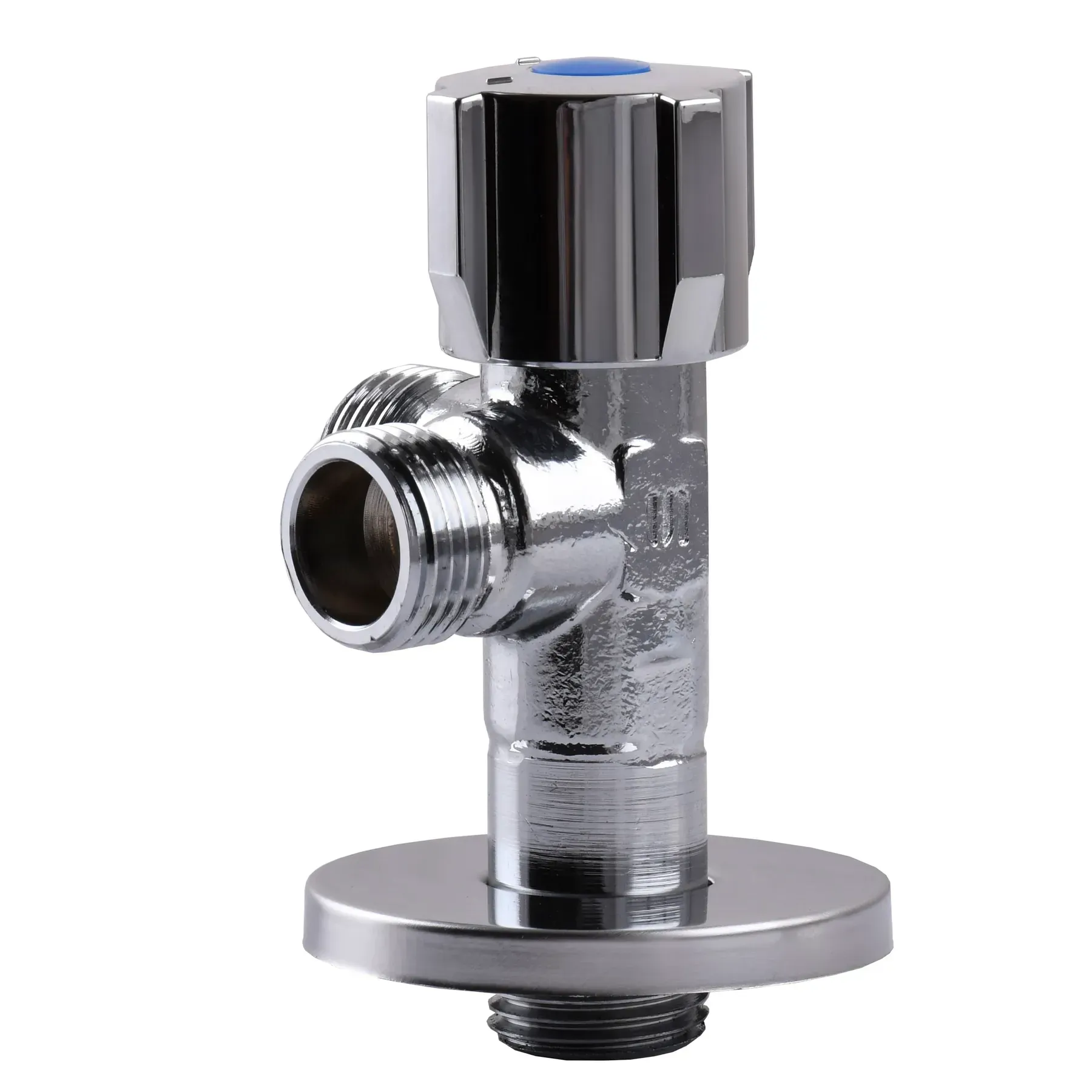 Кран кульовий кутовий подвійний SELBA 1/2"х 1/2"х1/2" DOUBLE (SL1588) - мініатюра 6