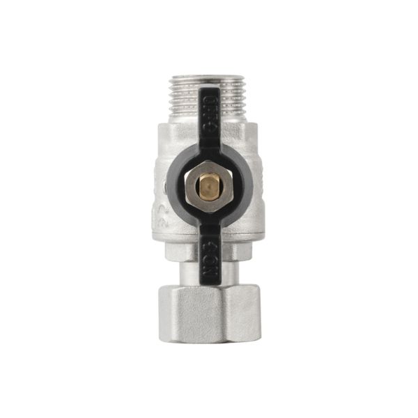 PRBM1 кран кульовий зв з накидною гайкою DN15 PN40, ТМ Raftec - мініатюра 2