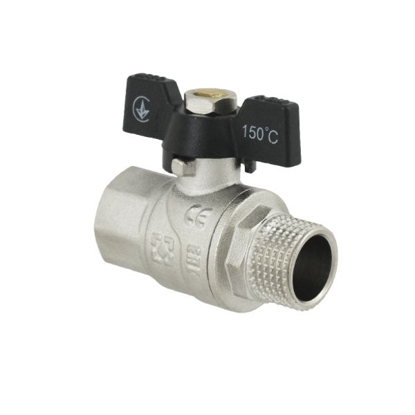 (DRB11) Кран кульовий BLACK (1/2") вз чм RAFTEC - мініатюра 4