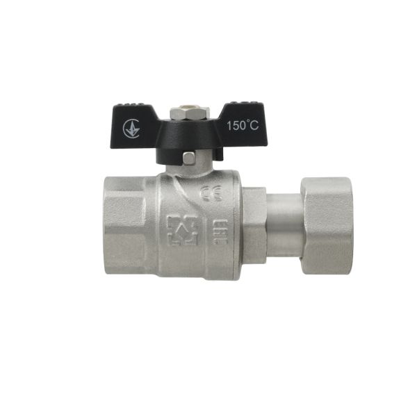 PRB-2 кран кульовий з накидною гайкою DN20 PN40, ТМ Raftec - мініатюра 4