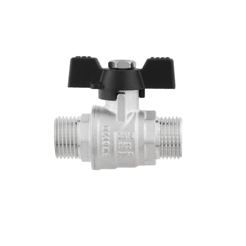 (DRB1111) Кран кульовий BLACK (1/2") зз чм RAFTEC - мініатюра 5
