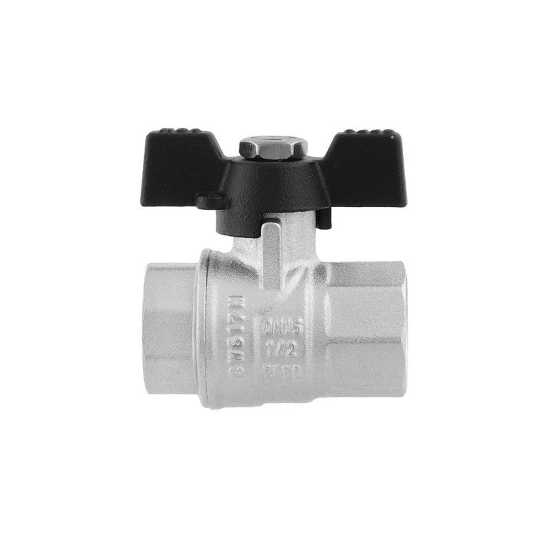 (DRB1) Кран кульовий BLACK (1/2") вв чм RAFTEC - мініатюра 3