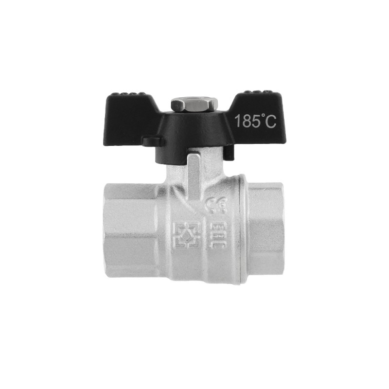 (DRB1) Кран кульовий BLACK (1/2") вв чм RAFTEC - мініатюра 4