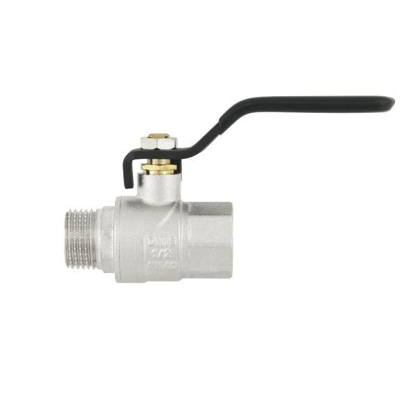 (DRH11) Кран кульовий BLACK (1/2") вз чр RAFTEC - мініатюра 5