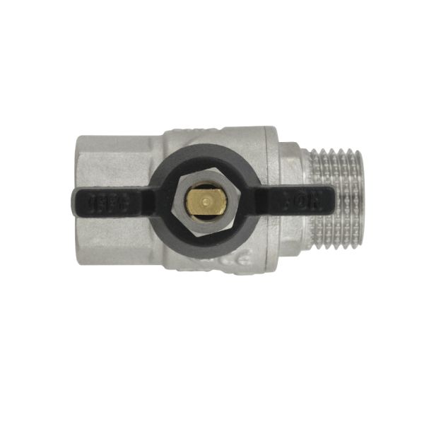 (DRB11) Кран кульовий BLACK (1/2") вз чм RAFTEC - мініатюра 6