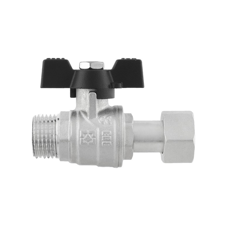 PRBM2 кран кульовий зв з накидною гайкою DN20 PN40, ТМ Raftec - мініатюра 9