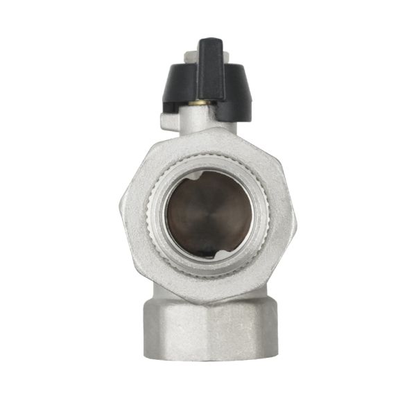 (DRBS3-U) Кран кутовий кульовий з американкою BLACK 1" вз чм RAFTEС - мініатюра 4
