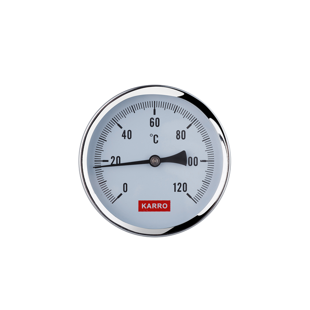 Термометр KARRO  1/2" 80 мм, 120°С, KR1039 - мініатюра 2