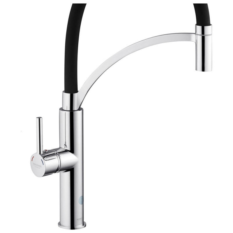 Змішувач Kroner кухня KRP Ersel-C03900BLK (к.35) - мініатюра 6