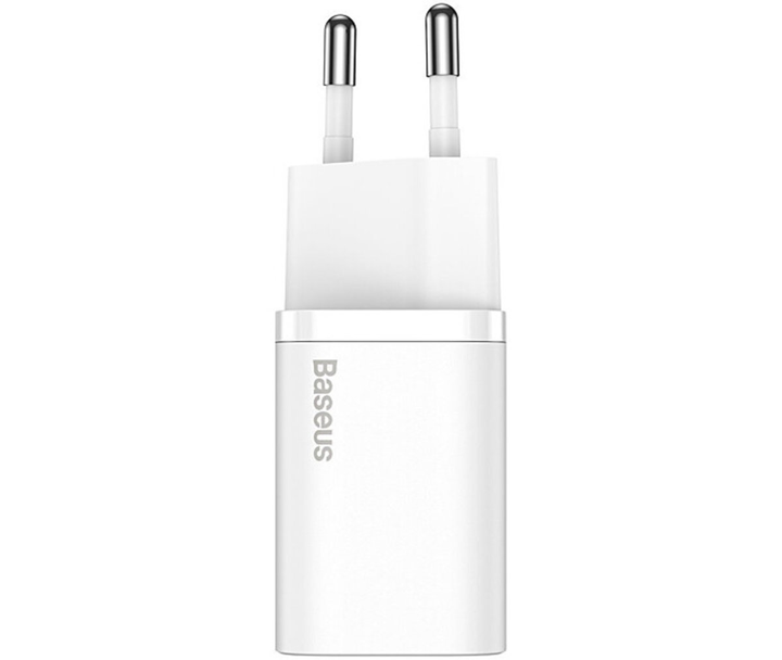 МЗП Baseus Super Si Quick Charger 1C 20W EU White CCSUP-B02 - мініатюра 5