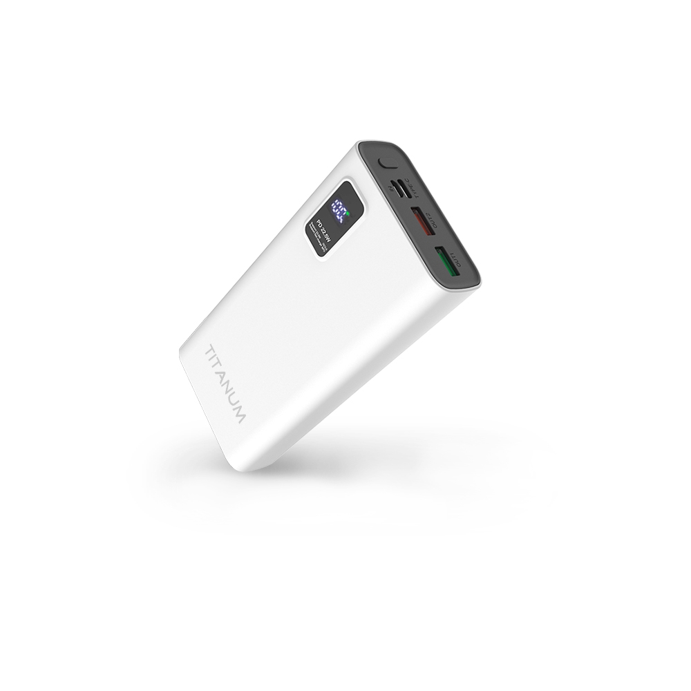 Повербанк TITANUM 727S 20000mAh 22.5W White - мініатюра 5
