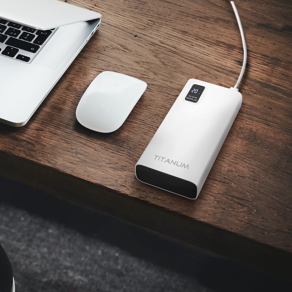 Повербанк TITANUM 727S 20000mAh 22.5W White - мініатюра 6