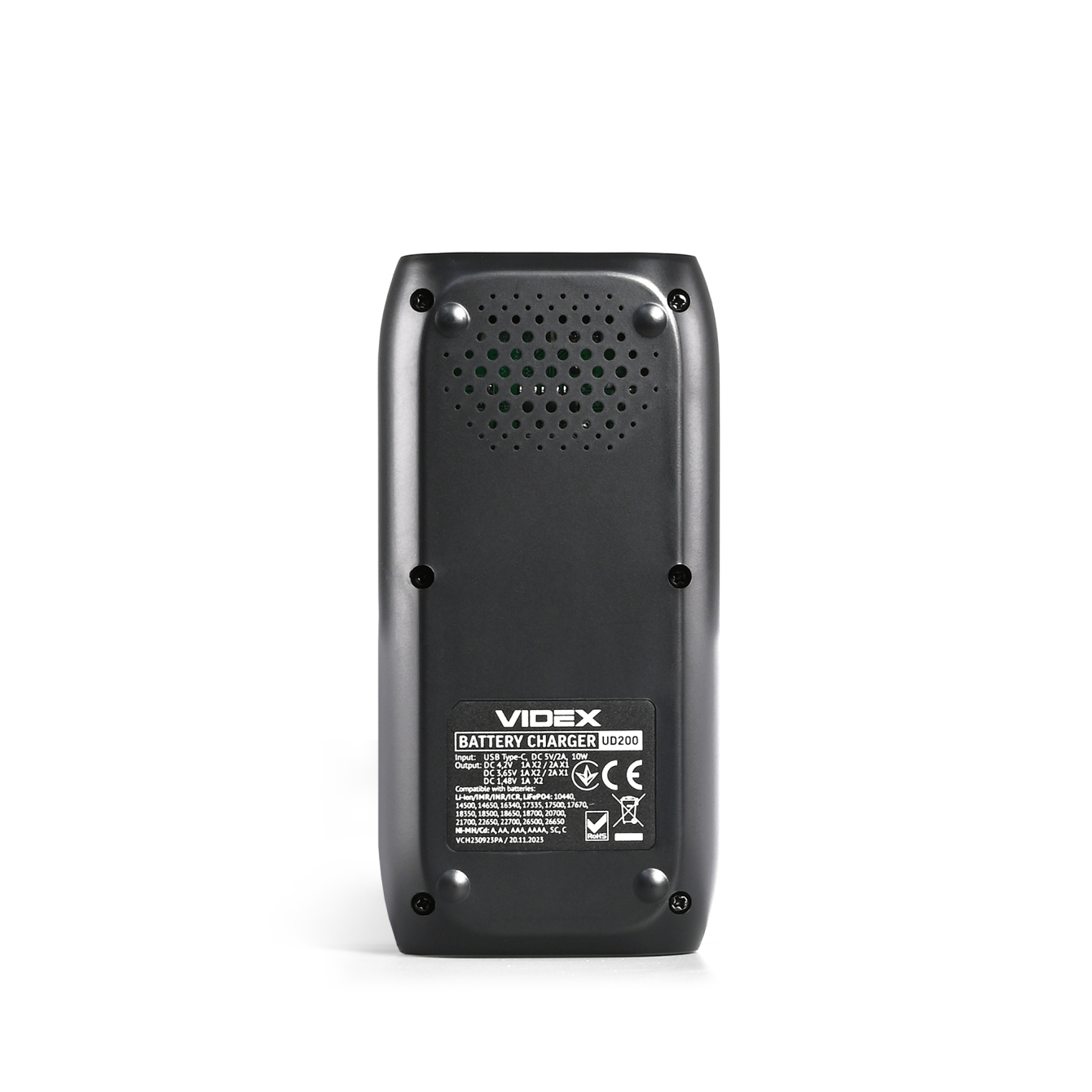 Зарядний пристрій універсальний Videx VCH-UD200 (20шт/ящ) - мініатюра 4