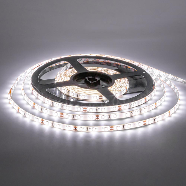 MTK-600W3528-12 (7000K-8000K) Світлодіодна стрічка smd3528 - подвійна щільність - мініатюра 2