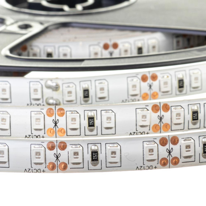 МТК-600NW3528-12 (4000K-4500K) 8mm Світлодіодна стрічка smd3528 - подвійна щільність - мініатюра 2
