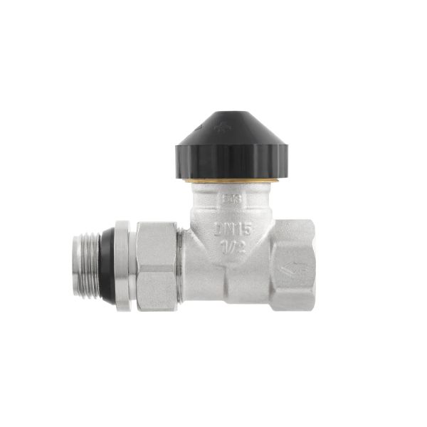RAFTEC Клапан термостатичний прямий 1/2"х1/2" (под термо) M30 x1.5 (PKPT 11) {25/100} - мініатюра 3