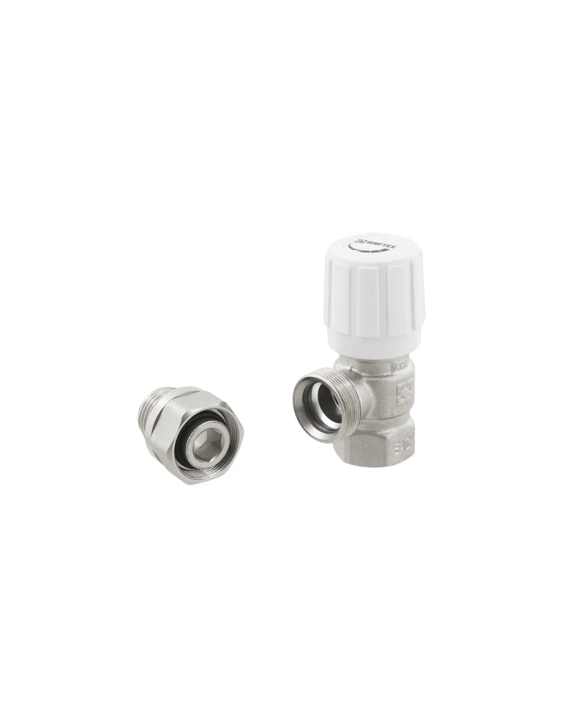 RAFTEC Клапан кутовий вентельний 1/2" x 1/2" (подача) (VRK 11) {25/100} - мініатюра 5