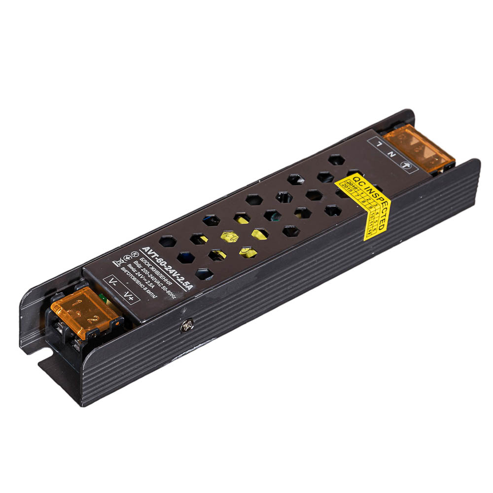 Блок живлення AVT 24V IP20 2,5А - 60W - мініатюра 5