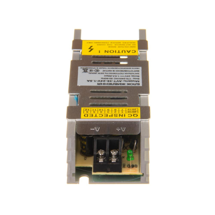 Блок живлення AVT 24V IP20 1,5А - 36W - мініатюра 4