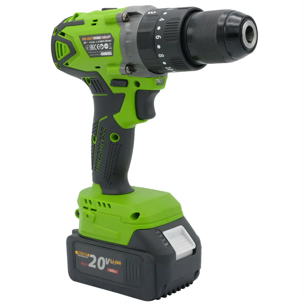 Шурупокрут акумуляторний PROCRAFT INDUSTRIAL 18BL EXTRA - мініатюра 9