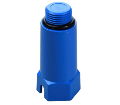 Заглушка Vsplast PPR 1/2 " довга (синя)1028 - мініатюра 2