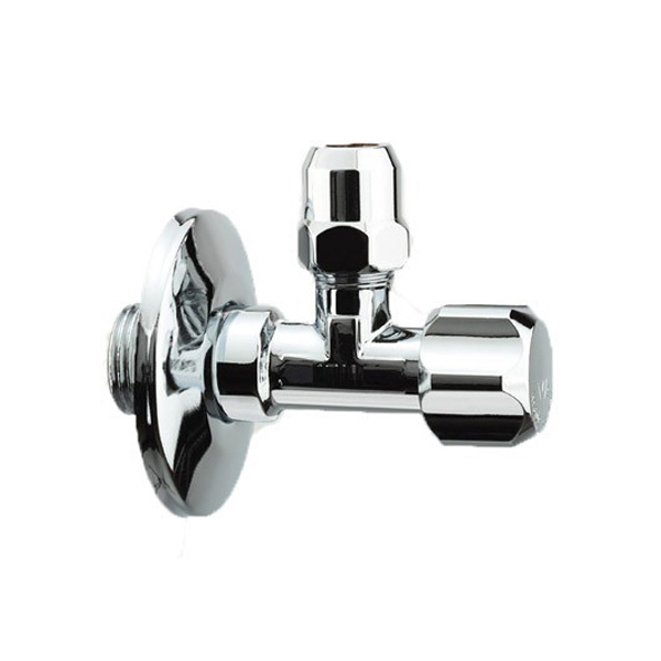Кран вентильний Albertoni 1/2"x3/8" для сантехприладів з цангою C406281 - мініатюра 4