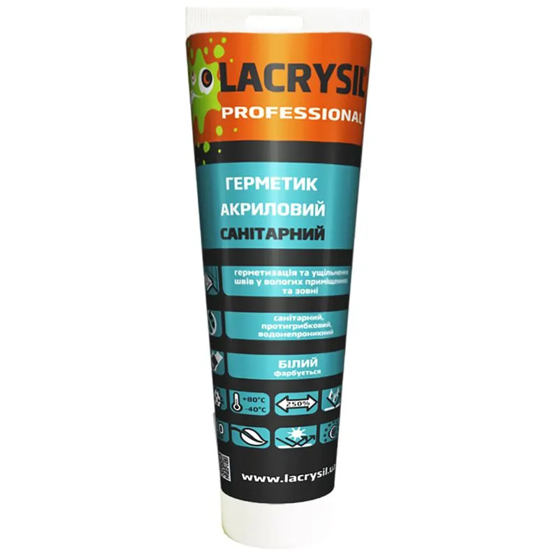 LACRYSIL Герм. акрил. санітар. білий 150г - мініатюра 2