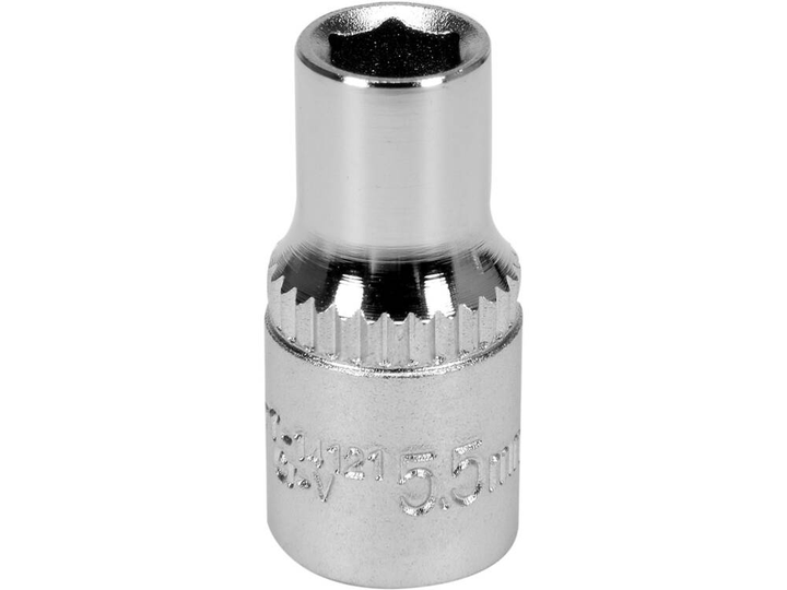 Головка торцева 6-гранна YATO : квадрат 1/4", М5.5, CrV - мініатюра 2