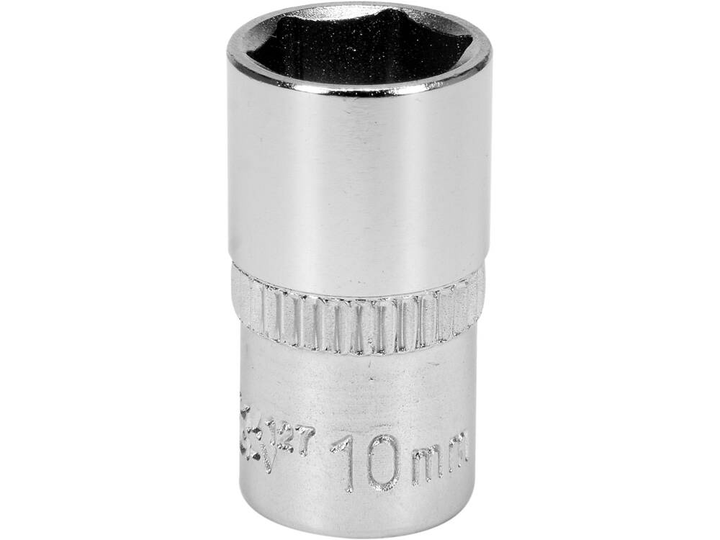 Головка торцева 6-гранна YATO : квадрат 1/4", М10, CrV - мініатюра 2
