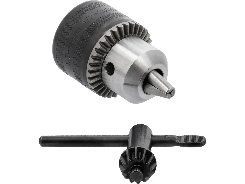 Патрон для дриля з ключем YATO G1/2 20 UNF, d:1,5-13 мм - мініатюра 3