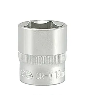 Головка торцева 6-гранна YATO : квадрат 3/8", М= 9 мм, L= 28 мм [10/250/500] - мініатюра 2