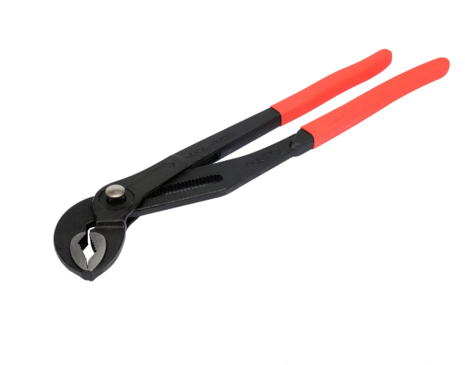 Кліщі переставні по трубах з блокув. кнопкою YATO: L= 415 мм, розвід губ- 95 мм  Cr-V - мініатюра 6