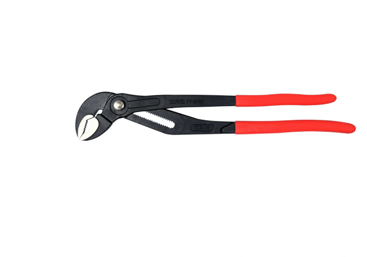 Кліщі переставні по трубах з блокув. кнопкою YATO: L= 415 мм, розвід губ- 95 мм  Cr-V - мініатюра 2