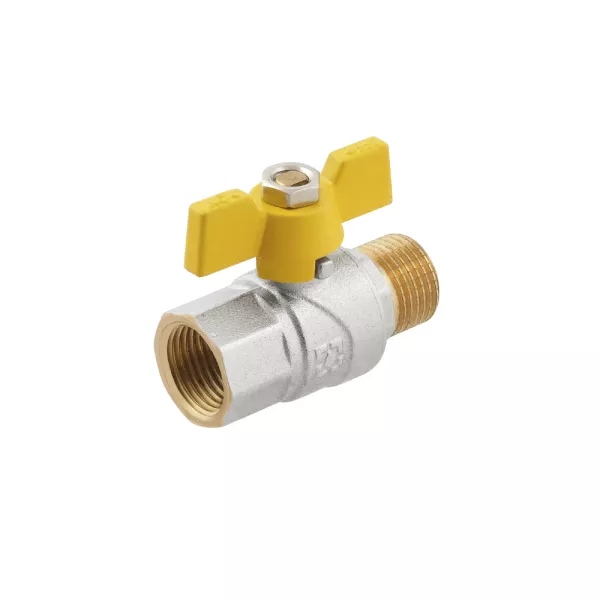 (GRB11) Кран кульовий YELLOW (1/2") зв жм RAFTEC - мініатюра 3