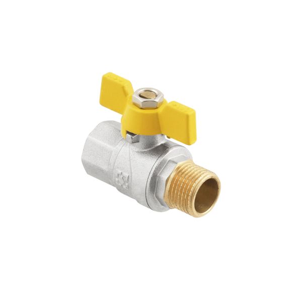 (GRB11) Кран кульовий YELLOW (1/2") зв жм RAFTEC - мініатюра 4