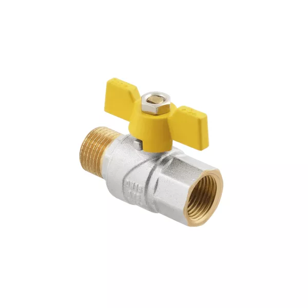 (GRB11) Кран кульовий YELLOW (1/2") зв жм RAFTEC - мініатюра 2