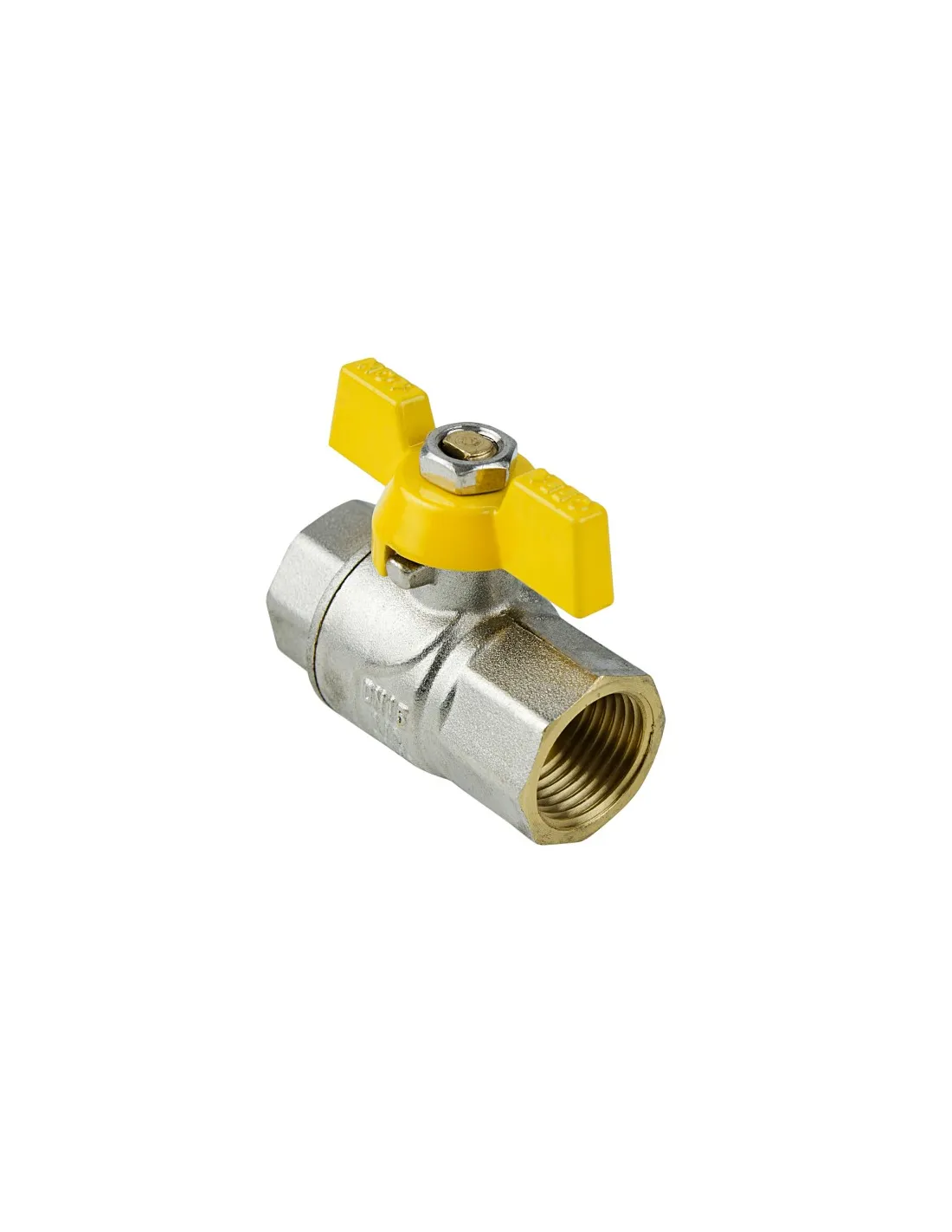 (GRB1) Кран кульовий YELLOW (1/2") вв жм RAFTEC - мініатюра 2