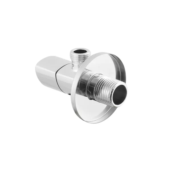 Кран прил. кут. 1/2"х 3/8" з керам. зап. ел., Relo Silver RAFTEС VKE801005N - мініатюра 4