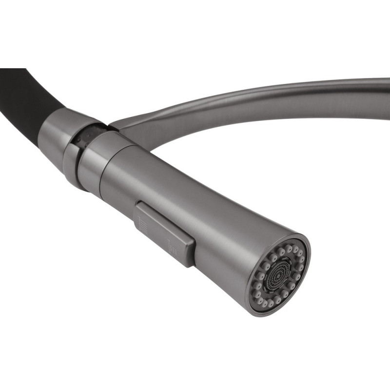 Змішувач Kroner кухня KRP Ersel-GRP03393BLK (к.35) - мініатюра 9