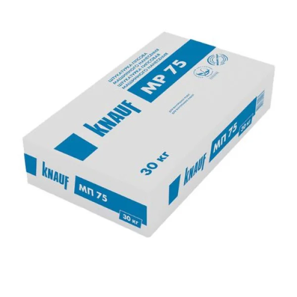 Штукатурка Knauf гіпсова МР 75 машинного нанесення, 30 кг - мініатюра 2
