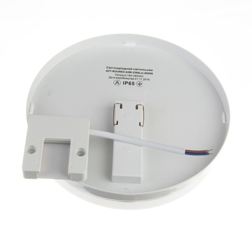 #112/1 AVT ROUND3 24W-CRONA Pure White Світлодіодний світильник - мініатюра 2