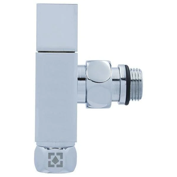 Кран прил. кут. 1/2"х 3/4", ЗВ, подовж. вентил., Crome, RAFTEС {20} RV-5034 - мініатюра 2