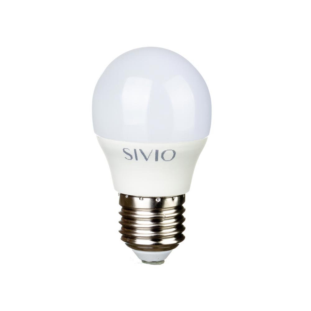 SIV-E27-G45-6W-4100K Світлодіодна лампа SIVIO - мініатюра 2
