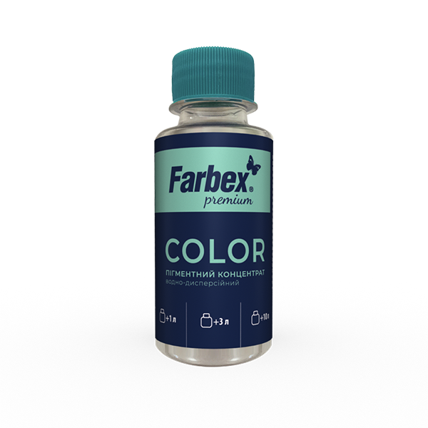 Водно-дисперсійний пігментний концентрат "Farbex Color", фісташковий - 100 мл - мініатюра 2