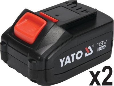 Шліфмашина кутова акумуляторна безщіткова YATO, 2 акум. 18 В, 4 АГод, повільний старт - мініатюра 3