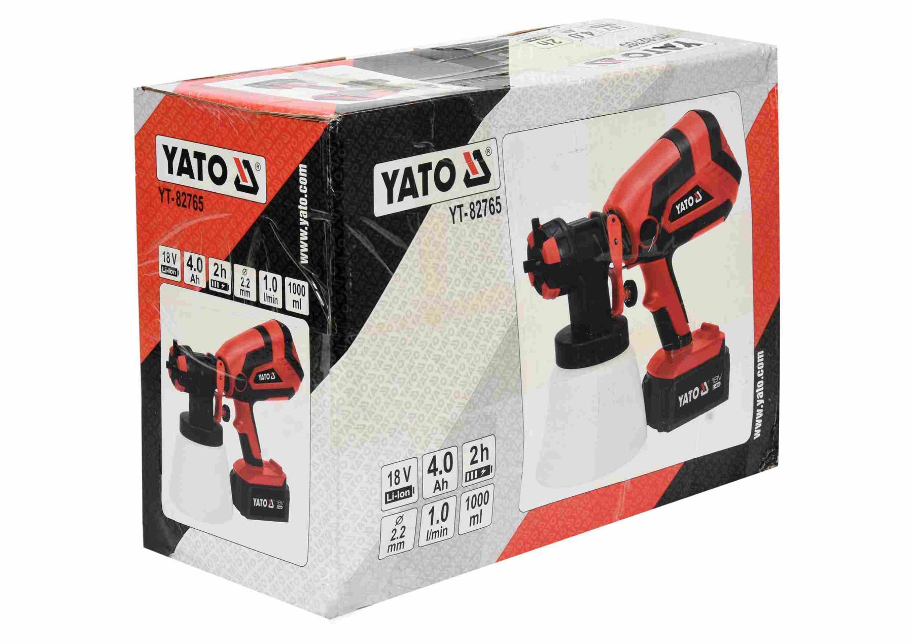 Пульверизатор акумуляторний YATO : Li-Ion 18 В 4 Агод, продуктивність- 1 л/хв, бачок- 1 л, сопло Ø2.2 мм - мініатюра 4