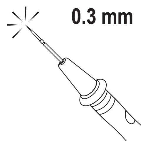 Щупи до цифрових тестерів YATO 2шт. 120см - мініатюра 5