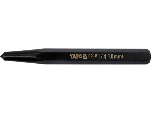 Кернер слюсарний YATO, 6-гран. профіль, Ø= 9,4/6 мм, l= 100 мм - мініатюра 2