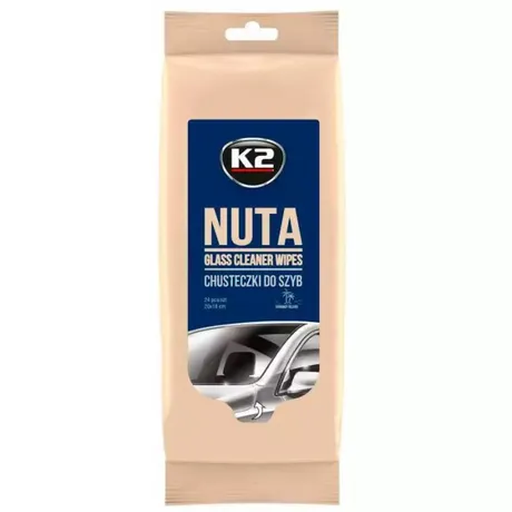 Набір волог.серветок для очищення скла K2 Nuta Wipes (24шт) art. K500 - мініатюра 2
