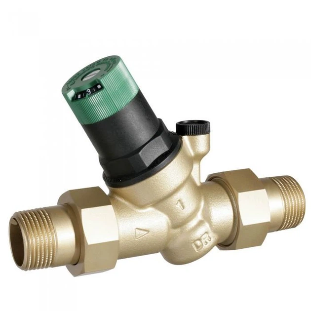 Регулятор тиску із збалансованим сідлом DN15. PN25. Tmax 70  °C. Діапазон налаштувань 1.5-6.0 бар, приєднання -зовнішня різьба 1/2" - мініатюра 2
